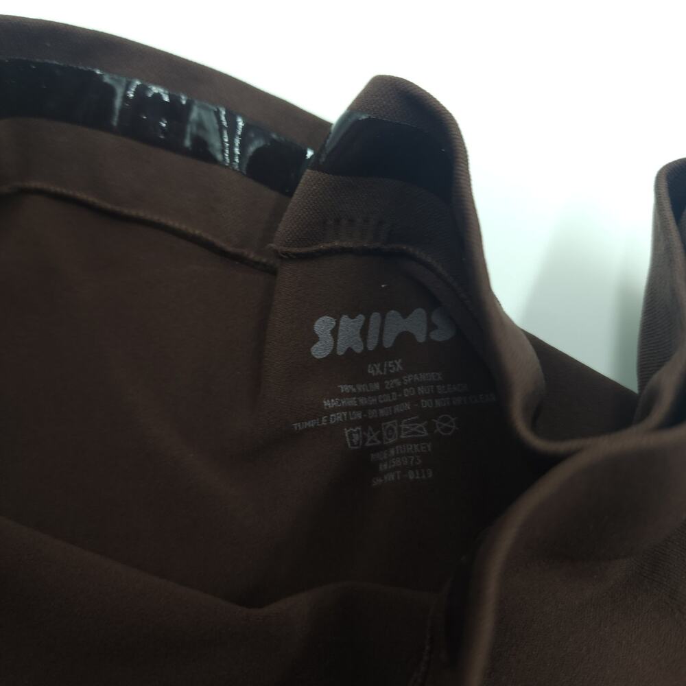 SKIMS Sculpting High Waist Thong in Cocoa Size 4X/5X - Picture 6 of 10